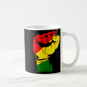Black History Month Powerful Fist Africa African Coffee Mug