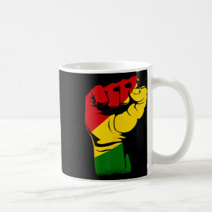 Black History Month Powerful Fist Africa African Coffee Mug