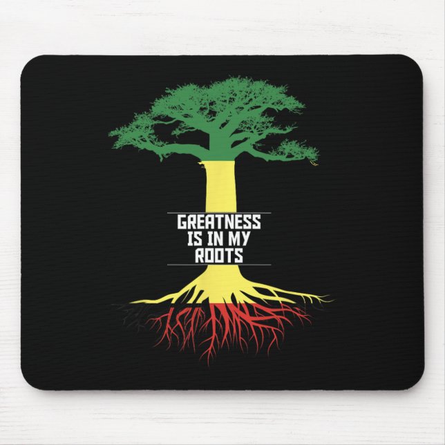 Black History Month Pride African American History Mouse Mat (Front)