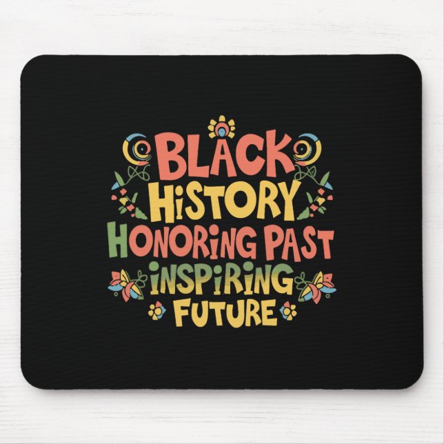 Black History Month Pride  Mouse Mat (Front)