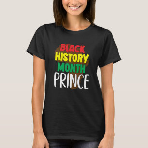 Black History Month Prince African American Youth T-Shirt
