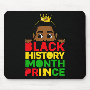 Black History Month Prince African Melanin Boy Tod Mouse Mat