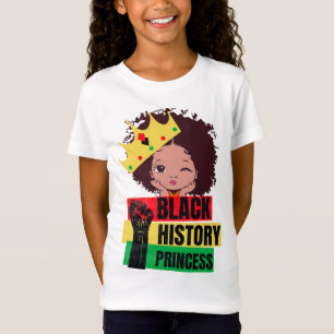 Black History Month Princess Black Girl Magic T-Shirt