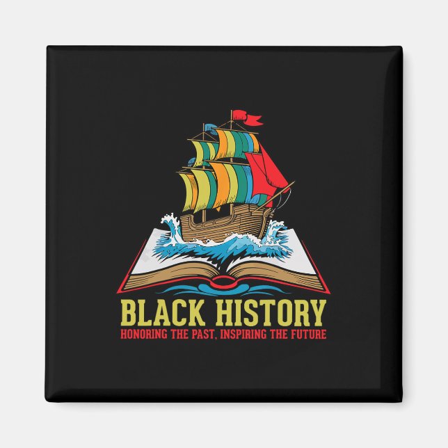 Black History Month Proud African American Culture Magnet (Front)