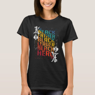 Black History Month Proud Black Poker Father T-Shirt