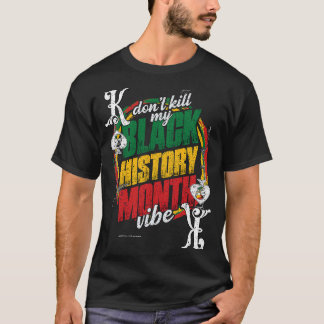 Black History Month Proud Black Poker Player Appar T-Shirt