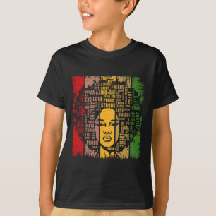 Black History Month Proud Heritage Culture African T-Shirt