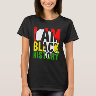 Black History Month Queen I Am Black History Melan T-Shirt