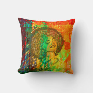 Black History Month Quotes Melanin Queen Cushion