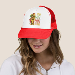 Black History Month Quotes - Melanin Woman Storm Trucker Hat