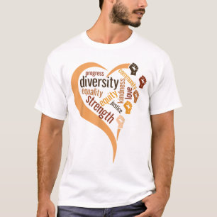 Black History Month Racial Diversity Justice Equal T-Shirt