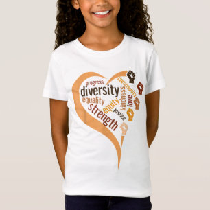 Black History Month Racial Diversity Justice Equal T-Shirt