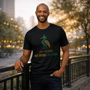 Black History Month Sankofa Bird 100 Years Tri-Blend Shirt