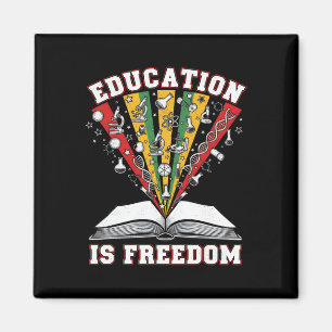 Black History Month Science Is Freedom African Roo Magnet