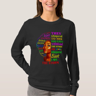 Black History Month Shirt African Woman Afro I Am