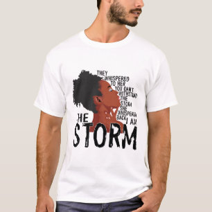 Black History Month Shirt African Woman Afro I Am