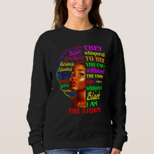 Black History Month Shirt African Woman Afro I Am