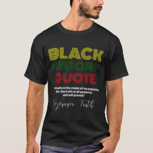 Black History Month Sojourner Truth Abolitionist Q T-Shirt