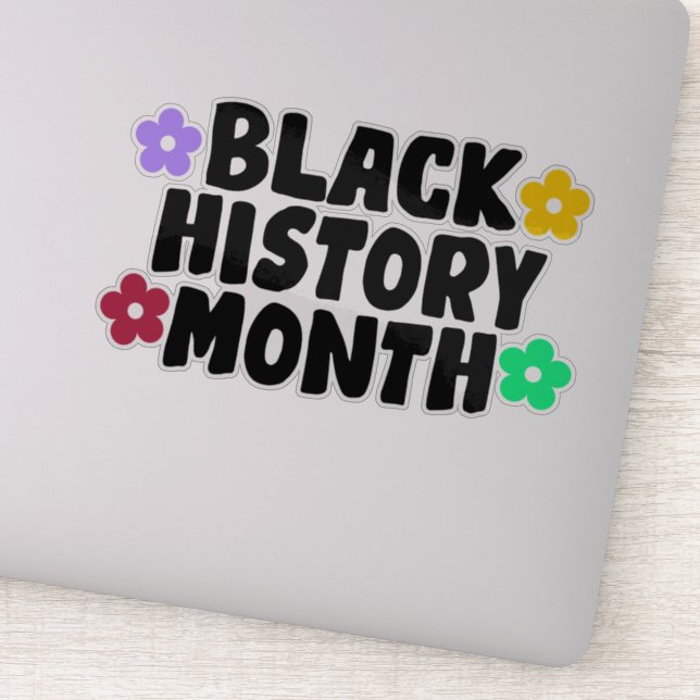 Black History Month Sticker (Detail)