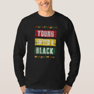 Black History Month T Young Ed African Woman Afro T-Shirt