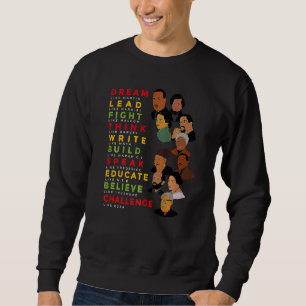 Black History Month Tee Dream Like Martin Lead Lik