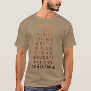 Black History Month Tee Dream Like Martin Lead Lik