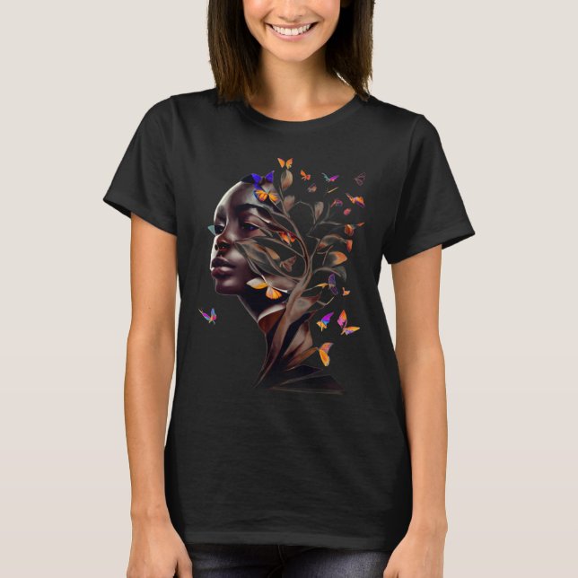 Black History Month the emergence of Butterfly hop T-Shirt (Front)