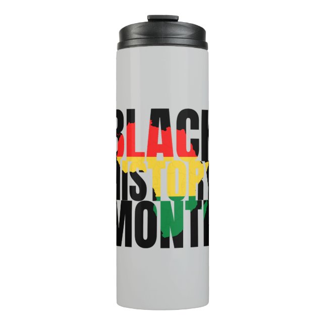 Black History Month Thermal Tumbler (Front)
