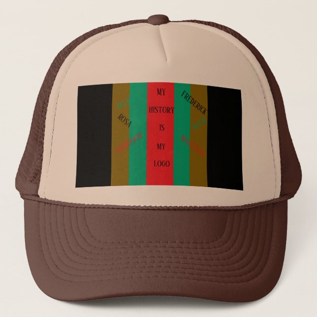 BLACK HISTORY MONTH TRUCKER HAT (Front)