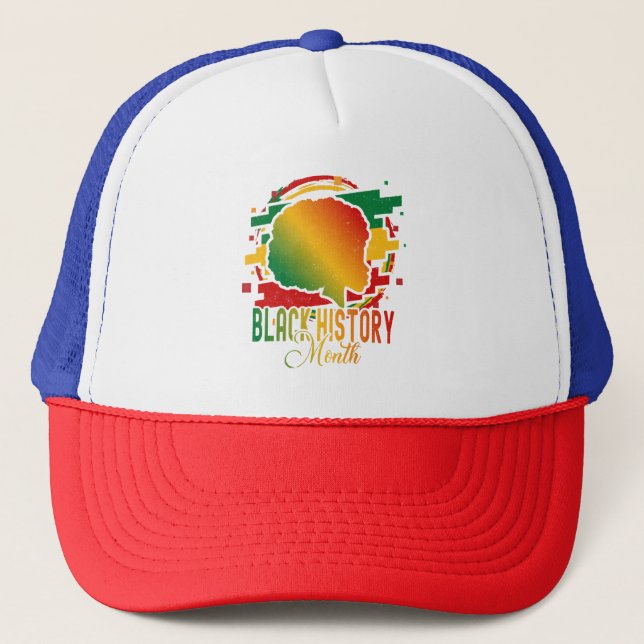Black History Month Trucker Hat (Front)