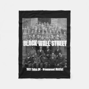 Black History Month - Tusla - Founders Of Black Wa Fleece Blanket