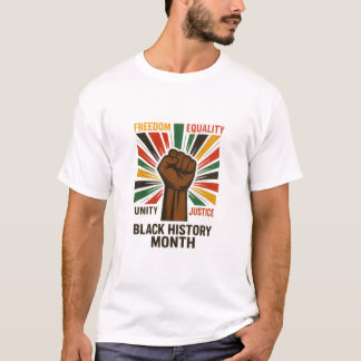 Black History Month Unity & Justice T-Shirt