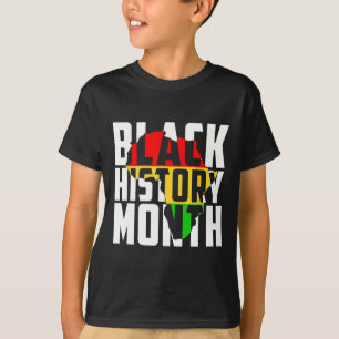 Black History Month Vintage Melanin Pride African  T-Shirt