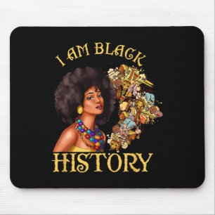 Black History Month Woman African Queen American J Mouse Mat