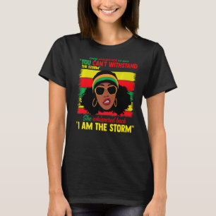 Black History Month Women African Afro I Am The St T-Shirt