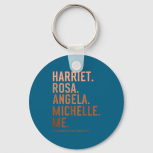 Black history month women leaders excellence rosa key ring