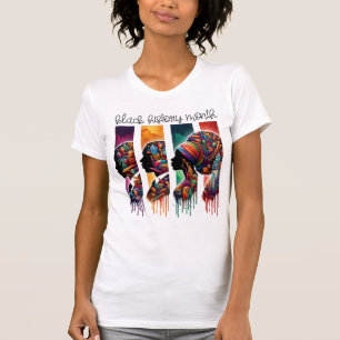 Black History Month Womens African Identity T-Shirt