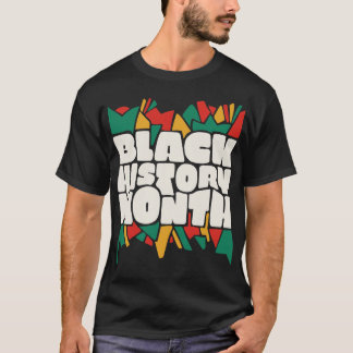 Black History Month Word Art T-Shirt