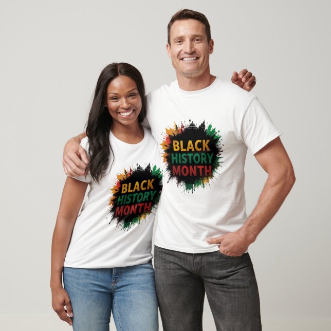 BLACK HISTORY MONTH's Unity in Colour T-Shirt (Unisex)