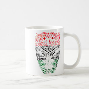 Black History Pan African Unia Flag Black Liberati Coffee Mug
