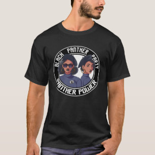 Black History Panther Party Afro American Oakland  T-Shirt