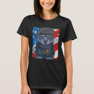 Black History Panther Party Patriotic African Amer T-Shirt