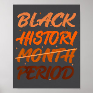 Black History Period African American History Men  Poster
