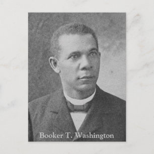 Black History Picture of Booker T. Washington Postcard