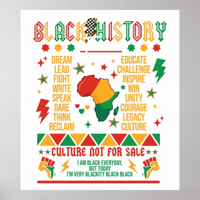 Black History Poster (Front)