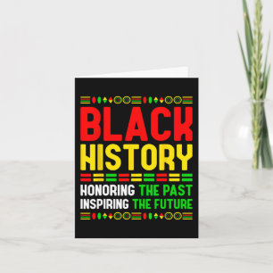 Black History Pride Bhm African Heritage African J Card