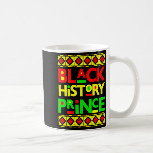 Black History Prince Melanin Boy Son Bruh Brown Sk Coffee Mug