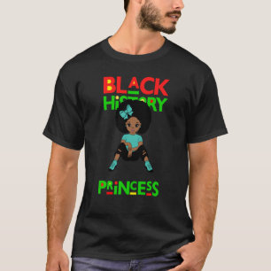 Black history princess black girl magic brown skin T-Shirt
