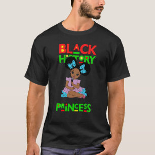Black history princess black girl magic brown skin T-Shirt