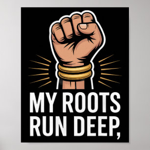 Black History Retro Pride Teacher Educated Gift Ou Poster